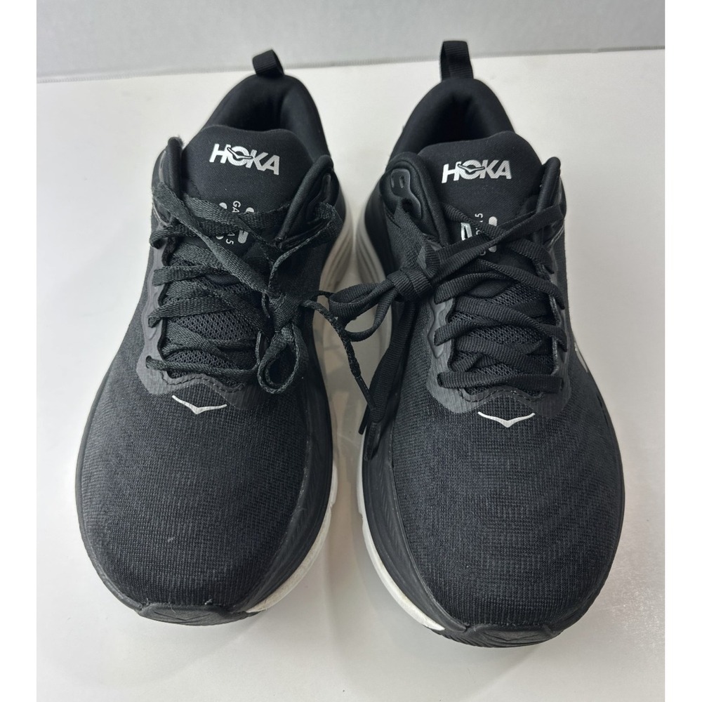 Hoka One One Gaviota 5 Women's Size 8.5B Black Running Shoes 8.5 1134235 BWHT - Picture 8 of 13